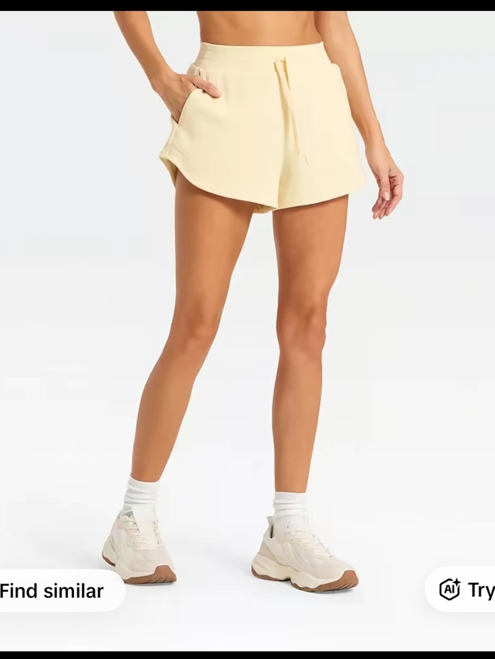 All In Motion Women's Active Comfort French Terry High-Rise Shorts